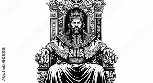 Black and white king
