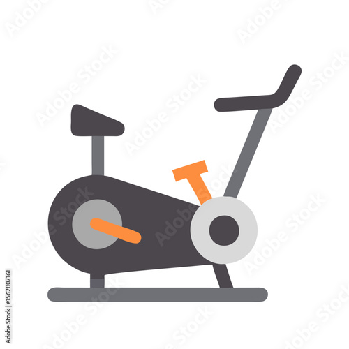  Versatile Exercise Bike Icon Design. Design of Fitness and Gym Icons.