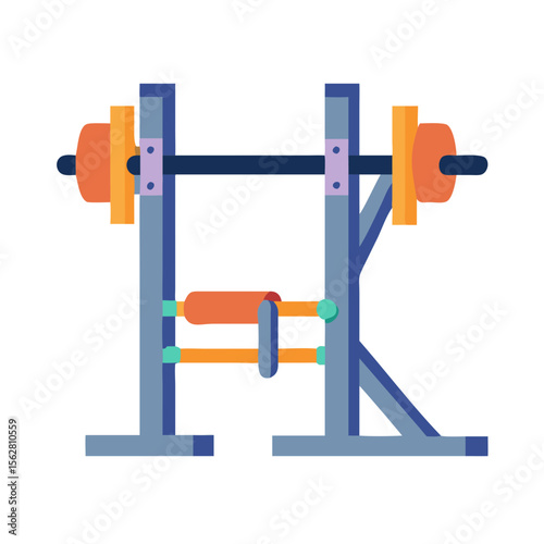  Dynamic Smart Weighted Squat Trainer Icon. Design of Fitness and Gym Icons.