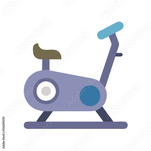  Mini Exercise Bike Icon. Design of Fitness and Gym Icons.