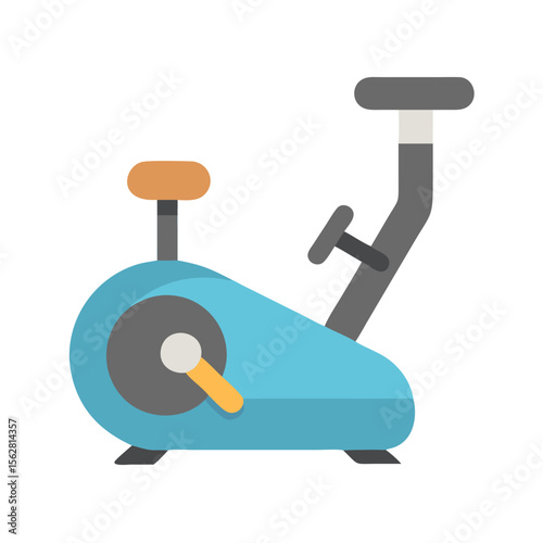  Dynamic Mini Exercise Bike Icon. Design of Fitness and Gym Icons.