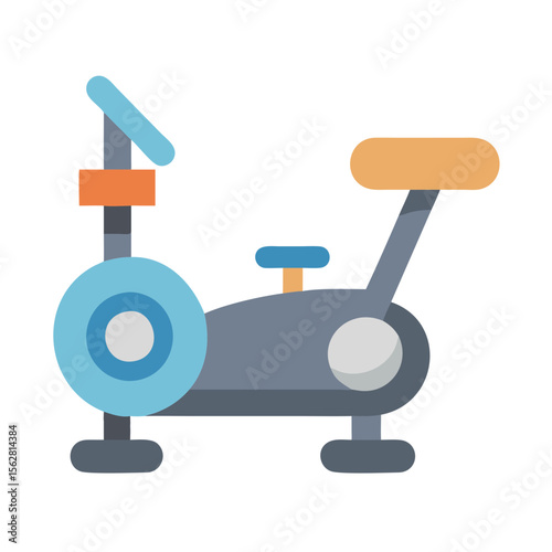  Versatile Mini Exercise Bike Icon. Design of Fitness and Gym Icons.