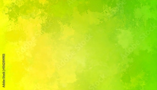 A high-contrast gradient (lime green to acid yellow) with distressed grunge texture