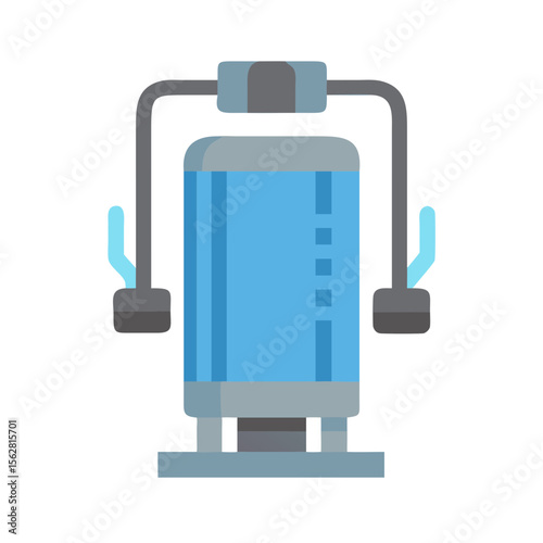  Versatile Pec Deck Machine Icon Design. Design of Fitness and Gym Icons.