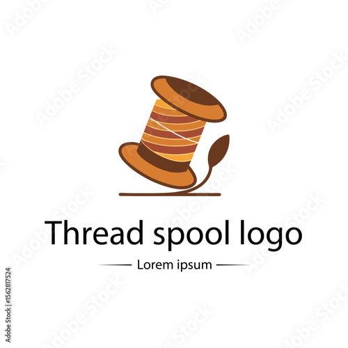 Thread spool logo