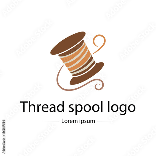 Thread spool logo