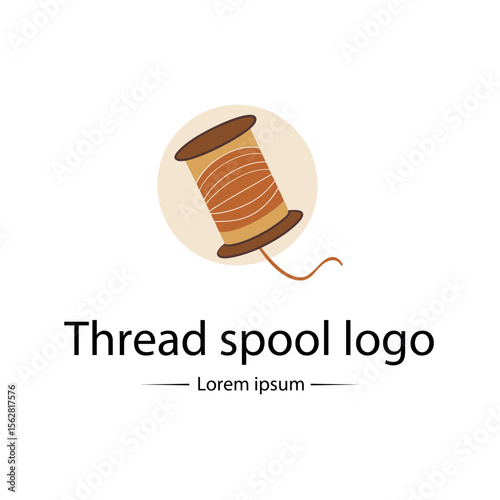 Thread spool logo