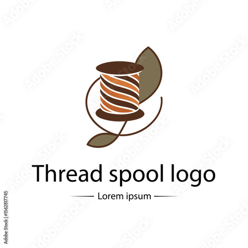 Thread spool logo