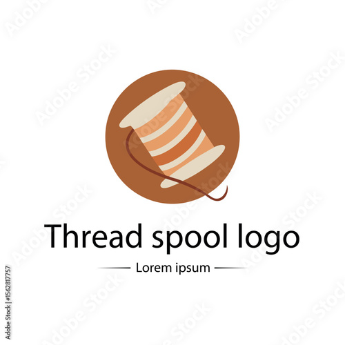 Thread spool logo