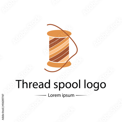 Thread spool logo