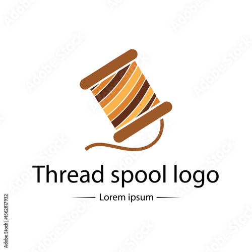 Thread spool logo