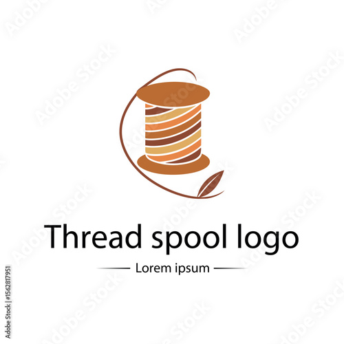 Thread spool logo
