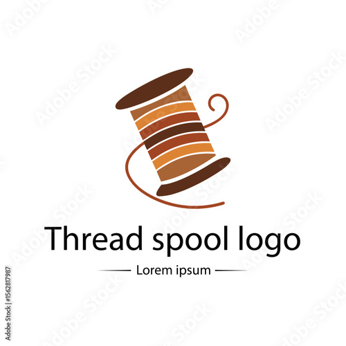 Thread spool logo