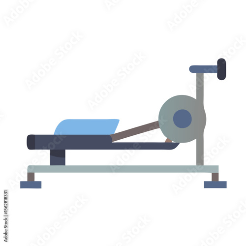  Versatile Rowing Machine Design. Design of Fitness and Gym Icons.