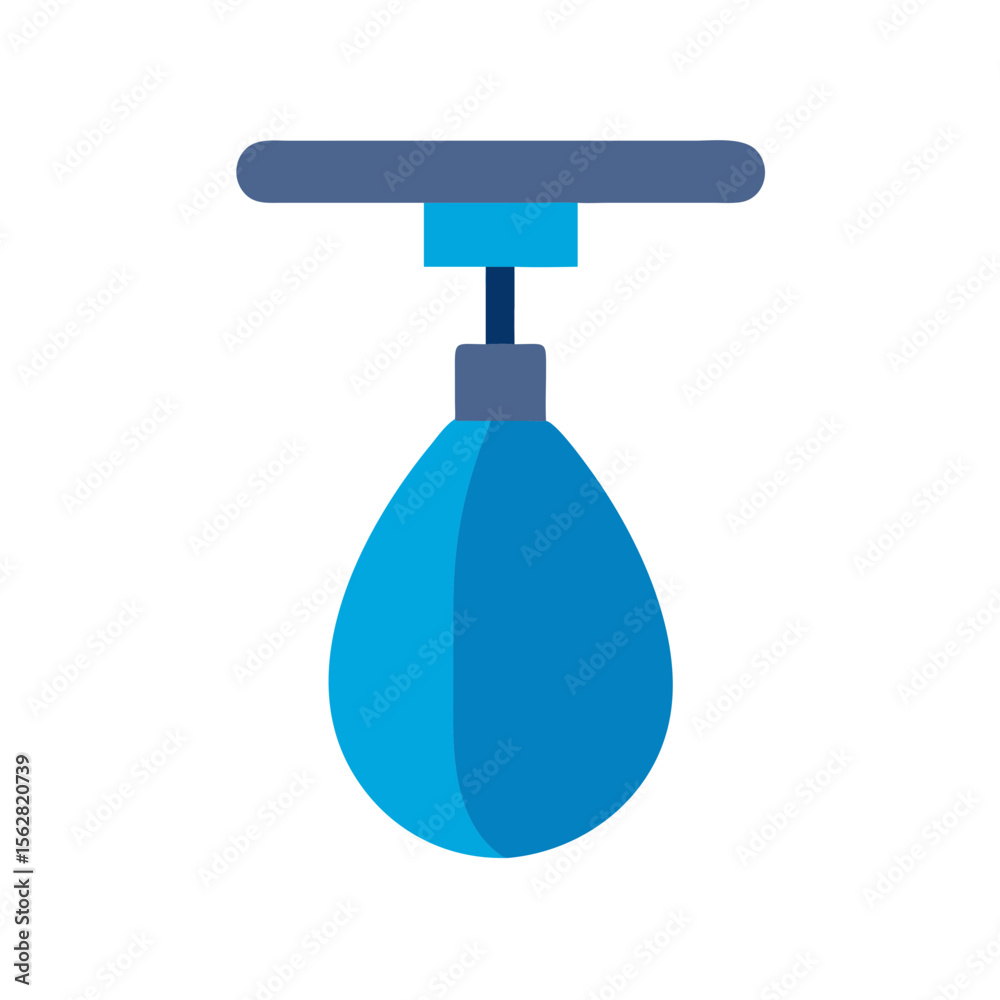 Obraz premium Innovative Speed Bag Icon. Design of Fitness and Gym Icons.