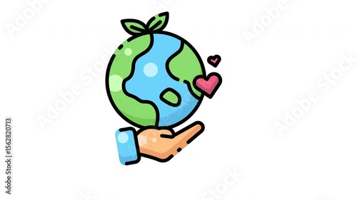 Save Earth Animation Icon