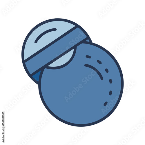  Dynamic Weightlifting Chalk Ball Icon. Design of Fitness and Gym Icons.