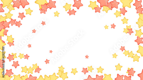 sticker stars banner. 3d vector background Winner sparkle banner. Promo background. Vector