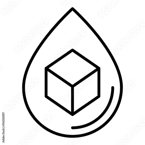 Diabetes icon. Vector line icon