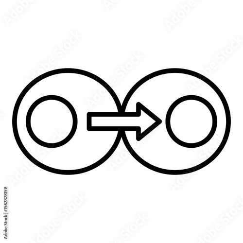 Cell signaling icon. Vector line icon