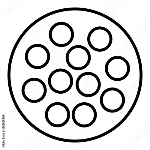 Prebiotics icon. Vector line icon