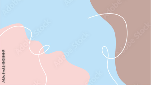 Blub Pastel Bakcground Doodle