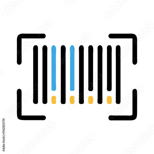 Hand drawn exclamation points and ellipses on black background