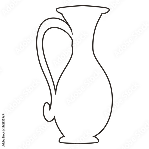 Water Jug icon line