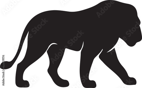 Lion Silhouette Vector Design 
