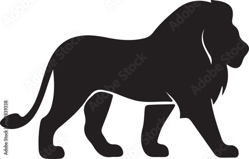 Lion Silhouette Vector Design 