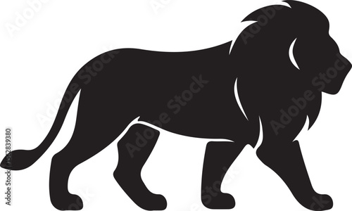 Lion Silhouette Vector Design 