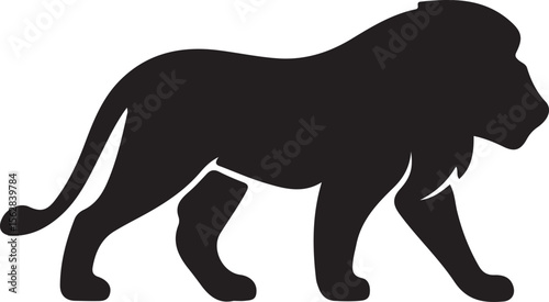 Lion Silhouette Vector Design 