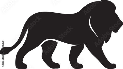 Lion Silhouette Vector Design 