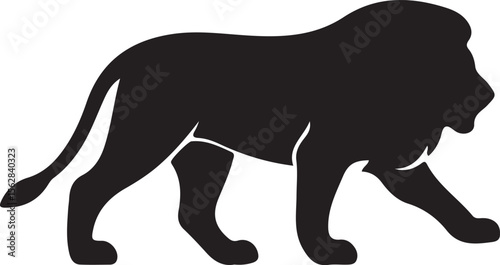 Lion Silhouette Vector Design 