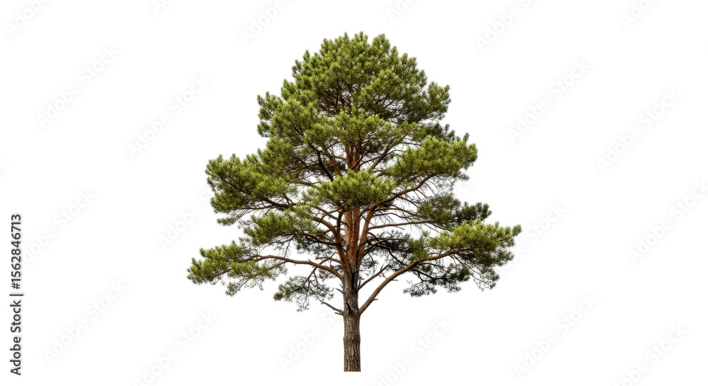 Obraz premium Majestic Pine Tree: Nature's Timeless Beauty in a Stunning Photograph