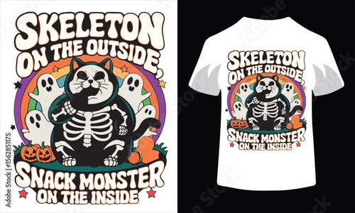 SKELETON ON THE OUTSIDE MONSTER ON THE INSIDE