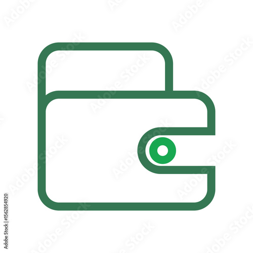 Wallet logo icon design