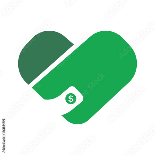 Wallet logo icon design