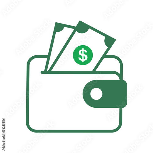 Wallet logo icon design
