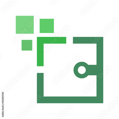 Wallet logo icon design