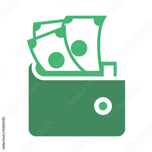 Wallet logo icon design