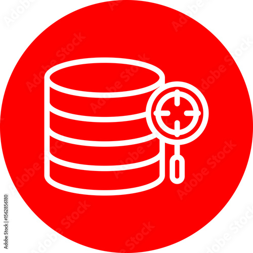 Classified Data Vector Line White Circle Red