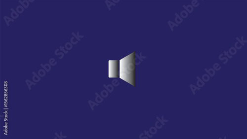 Abstract sound, music, speaker Audio technology icon, music icon simple.