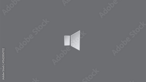 Abstract sound, music, speaker Audio technology icon, music icon simple.