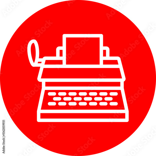Classified Data Vector Line White Circle Red