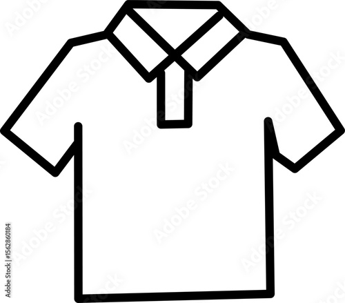 tennis shirt line icon. Blue line icon with tennis sports theme