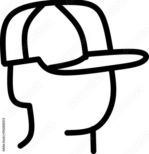line judge line icon. Blue line icon with tennis sports theme