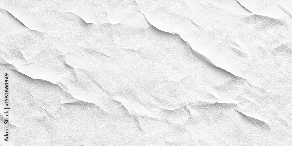 Obraz premium Crumpled white paper texture (8)