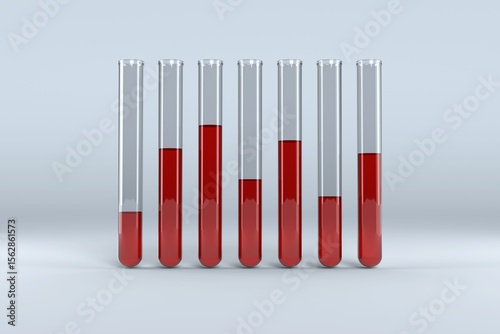 Test tube with chemical solution