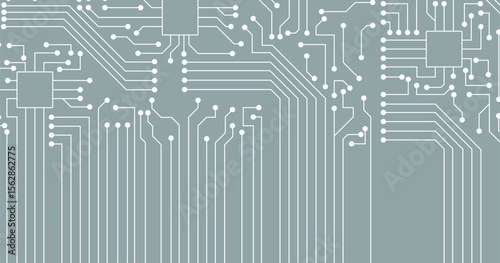 Vector circuit Board background technology, illustration. 